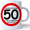 PREZENT KUBEK URODZINOWY W SKRZYNCE URODZINY 50