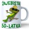 SUPER KUBEK NA PREZENT URODZINY 50 PIĘĆDZIESIĄTKĘ