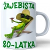 SUPER KUBEK NA PREZENT URODZINY 80 OSIEMDZIESIĄTKĘ