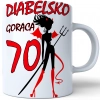 SUPER KUBEK NA PREZENT URODZINY 70 SIEDEMDZIESIĄTKĘ