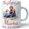 KUBEK 330ml DLA MAMY Z NADRUKIEM NA PREZENT DZIEŃ MATKI MAMA MAMUSIA