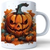 HALLOWEENOWY KUBEK 330ml NA HERBATĘ KAWĘ NA PREZENT STRASZNY DYNIA