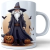 HALLOWEENOWY KUBEK 330ml NA HERBATĘ KAWĘ NA PREZENT WIEDŹMIN CZARODZIEJ DYNIE