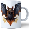 HALLOWEENOWY KUBEK 330ml NA HERBATĘ KAWĘ NA PREZENT NIETOPERZ