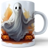 HALLOWEENOWY KUBEK 330ml NA HERBATĘ KAWĘ NA PREZENT DUCH DYNIE