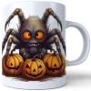 HALLOWEENOWY KUBEK 330ml NA HERBATĘ KAWĘ NA PREZENT PAJĄK DYNIE