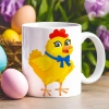 WIELKANOCNY KUBEK 330ml NA PREZENT ZAJĄC ZAJĄCZEK KRÓLIK PISANKA ŚWIĄTECZNY