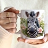 WIOSENNY WIELKANOCNY KUBEK 330ml NA PREZENT KAWĘ HERBATĘ WIOSNA ZEBRA