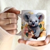 WIOSENNY WIELKANOCNY KUBEK 330ml NA PREZENT KAWĘ HERBATĘ WIOSNA KOALA