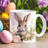 WIELKANOCNY KUBEK 330ml NA PREZENT ZAJĄC ZAJĄCZEK KRÓLIK PISANKA ŚWIĄTECZNY