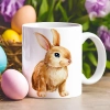 WIELKANOCNY KUBEK 330ml NA PREZENT ZAJĄC ZAJĄCZEK KRÓLIK PISANKA ŚWIĄTECZNY