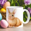 WIELKANOCNY KUBEK 330ml NA PREZENT ZAJĄC ZAJĄCZEK KRÓLIK PISANKA ŚWIĄTECZNY