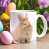 WIELKANOCNY KUBEK 330ml NA PREZENT ZAJĄC ZAJĄCZEK KRÓLIK PISANKA ŚWIĄTECZNY