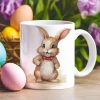 WIELKANOCNY KUBEK 330ml NA PREZENT ZAJĄC ZAJĄCZEK KRÓLIK PISANKA ŚWIĄTECZNY