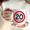 KOMPLET PODUSZKA KUBEK NA 20 URODZINY PREZENT