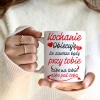 KUBEK Z NADRUKIEM NA WALENTYNKI KOCHANIE OBIECUJE ŻE ZAWSZE BĘDĘ PRZY TOBIE