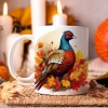 JESIENNY KUBEK 330ml NA HERBATĘ KAWĘ NA PREZENT JESIEŃ BAŻANT PTAK