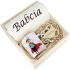 SUPER PREZENT DLA BABCI RĘCZNIK + KUBEK SKRZYNKA