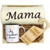 KOMPLET DLA MAMY RĘCZNIK Z HAFTEM + KUBEK 330ml NA PREZENT DZIEŃ MATKI MAMA