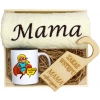 KOMPLET DLA MAMY RĘCZNIK Z HAFTEM + KUBEK 330ml NA PREZENT DZIEŃ MATKI MAMA