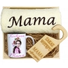 KOMPLET DLA MAMY RĘCZNIK Z HAFTEM + KUBEK 330ml NA PREZENT DZIEŃ MATKI MAMA