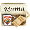 KOMPLET DLA MAMY RĘCZNIK Z HAFTEM + KUBEK 330ml NA PREZENT DZIEŃ MATKI MAMA