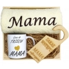 KOMPLET DLA MAMY RĘCZNIK Z HAFTEM + KUBEK 330ml NA PREZENT DZIEŃ MATKI MAMA