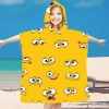 PONCHO DZIECIĘCE 60x90CM RĘCZNIK PLAŻOWY KĄPIELOWY OKRYCIE Z KAPTURKIEM
