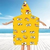 PONCHO DZIECIĘCE 60x90CM RĘCZNIK PLAŻOWY KĄPIELOWY OKRYCIE Z KAPTURKIEM