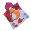 PONCHO DZIECIĘCE 60x90CM RĘCZNIK PLAŻOWY KĄPIELOWY OKRYCIE Z KAPTURKIEM