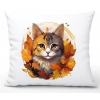 POSZEWKA DEKORACYJNA 50x70 JASIEK OZDOBNA JESIENNA KOT
