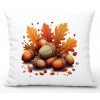 POSZEWKA DEKORACYJNA 40x60 JASIEK OZDOBNA JESIENNA LIŚCIE ŻOŁĘDZIE