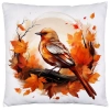 POSZEWKA DEKORACYJNA 40x40 JASIEK OZDOBNA JESIENNA PTAK