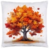 POSZEWKA DEKORACYJNA 45x45 JASIEK OZDOBNA JESIENNA DRZEWO