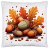 POSZEWKA DEKORACYJNA 40x40 JASIEK OZDOBNA JESIENNA LIŚCIE