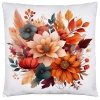 POSZEWKA DEKORACYJNA JESIENNA VELVET 40x40 WELUROWA JESIEŃ KWIATY
