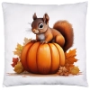 POSZEWKA DEKORACYJNA 40x40 JASIEK OZDOBNA JESIENNA DYNIA WIEWIÓRKA