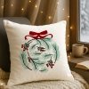 poszewka premium świąteczna z haftem 40x40 cm