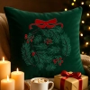 poszewka premium świąteczna z haftem 40x40 cm