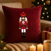 poszewka premium świąteczna z haftem 40x40 cm