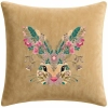 POSZEWKA DEKORACYJNA PREMIUM WELUROWA 40x40 Z HAFTEM WIELKANOCNA VELVET