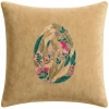 POSZEWKA DEKORACYJNA PREMIUM WELUROWA 40x40 Z HAFTEM WIELKANOCNA VELVET