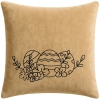 POSZEWKA DEKORACYJNA PREMIUM WELUROWA 40x40 Z HAFTEM WIELKANOCNA VELVET