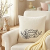 POSZEWKA DEKORACYJNA PREMIUM WELUROWA 40x40 Z HAFTEM WIELKANOCNA VELVET