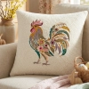 POSZEWKA DEKORACYJNA PREMIUM WELUROWA 40x40 Z HAFTEM WIELKANOCNA VELVET