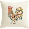 POSZEWKA DEKORACYJNA PREMIUM WELUROWA 40x40 Z HAFTEM WIELKANOCNA VELVET