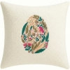 POSZEWKA DEKORACYJNA PREMIUM WELUROWA 40x40 Z HAFTEM WIELKANOCNA VELVET