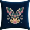 POSZEWKA DEKORACYJNA PREMIUM WELUROWA 40x40 Z HAFTEM WIELKANOCNA VELVET