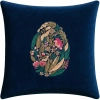 POSZEWKA DEKORACYJNA PREMIUM WELUROWA 40x40 Z HAFTEM WIELKANOCNA VELVET