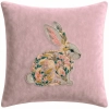POSZEWKA DEKORACYJNA PREMIUM WELUROWA 40x40 Z HAFTEM WIELKANOCNA VELVET
